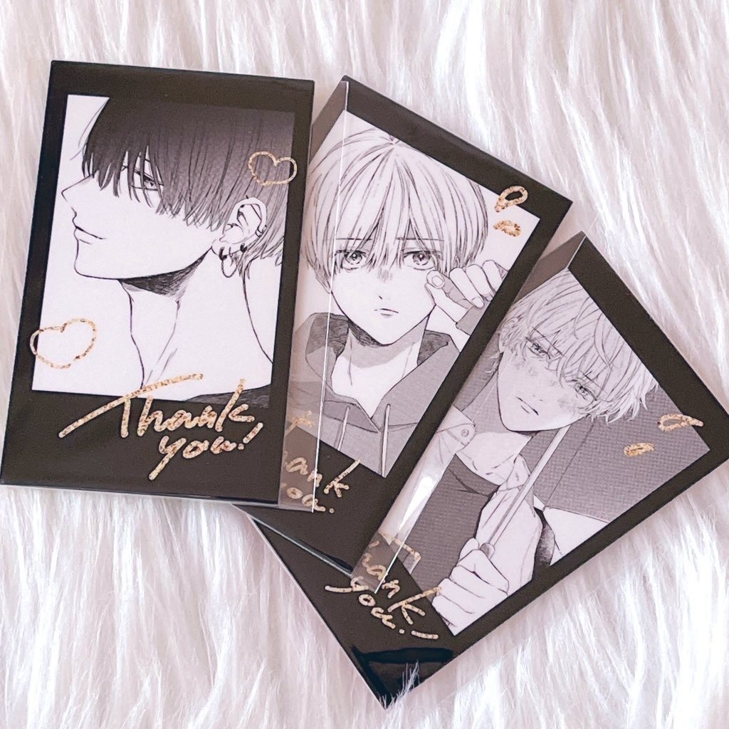 創作男子チェキ風カード