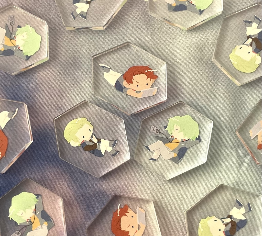 積めるアクリルブロック