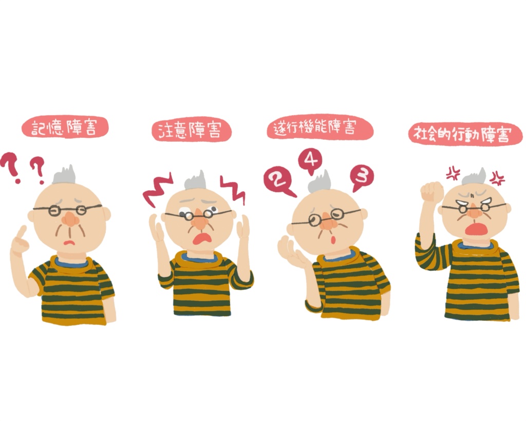 見てわかる!高次脳機能障害のイラストパネル