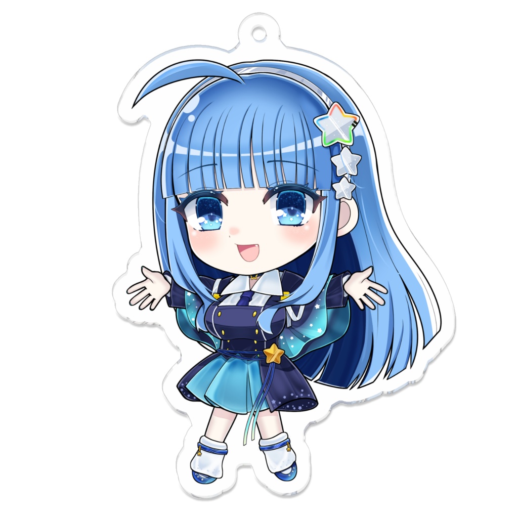 星乃紅茶 SDアクリルキーホルダー(わーい)