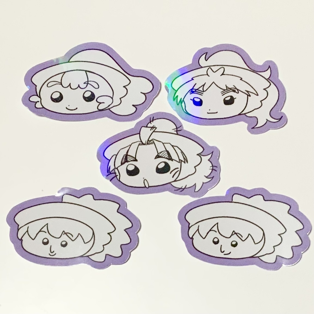 レインボーホロシール