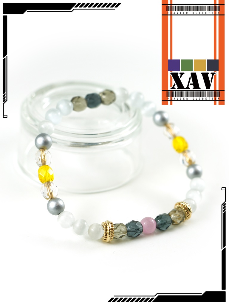 【GQ】0085白磁ブレス