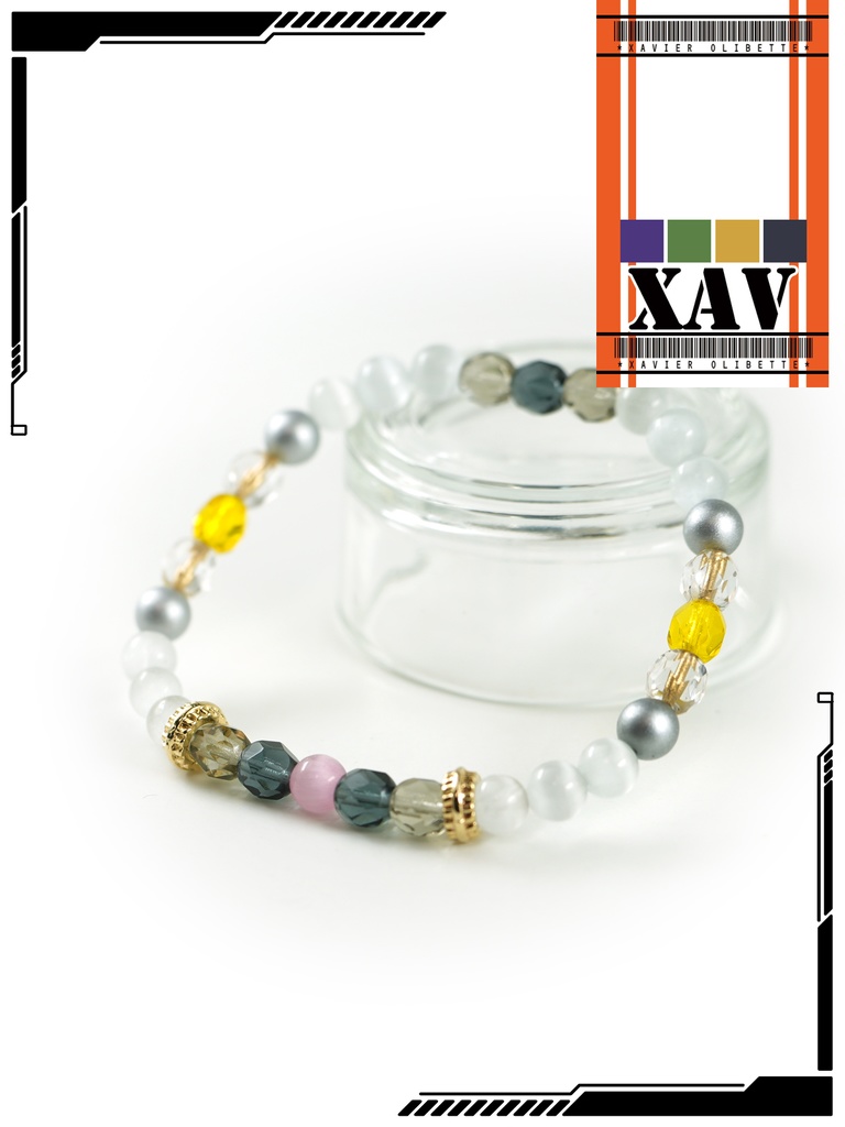 【GQ】0085白磁ブレス