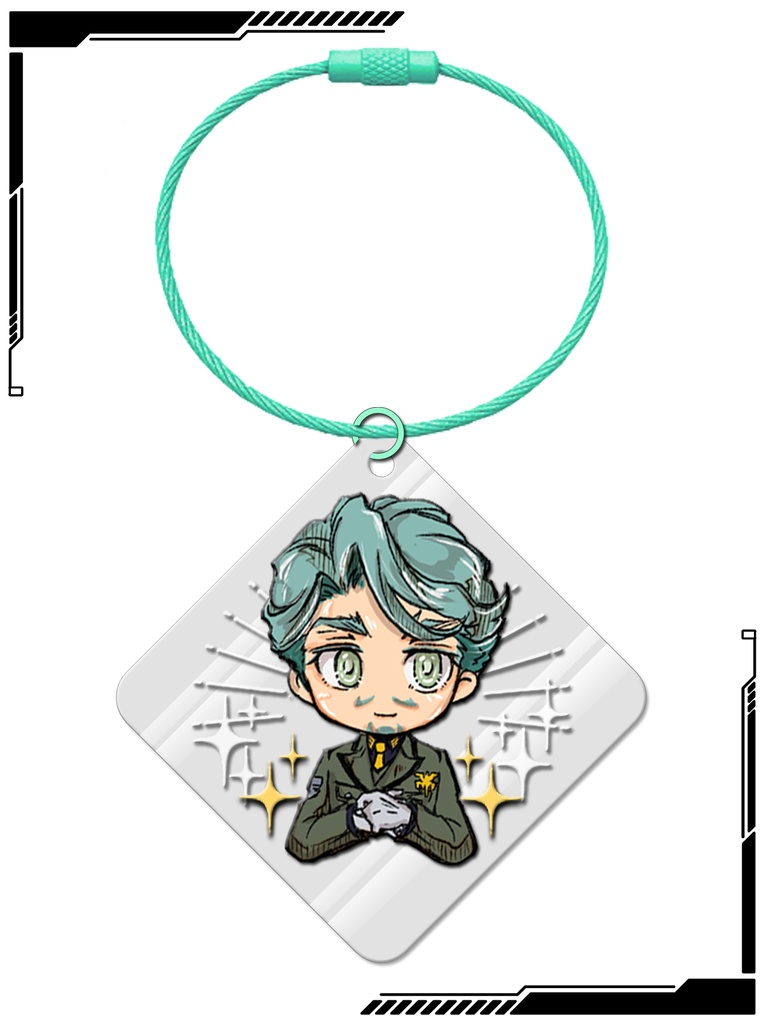 【GQ】0085中佐/きらきらアクキー