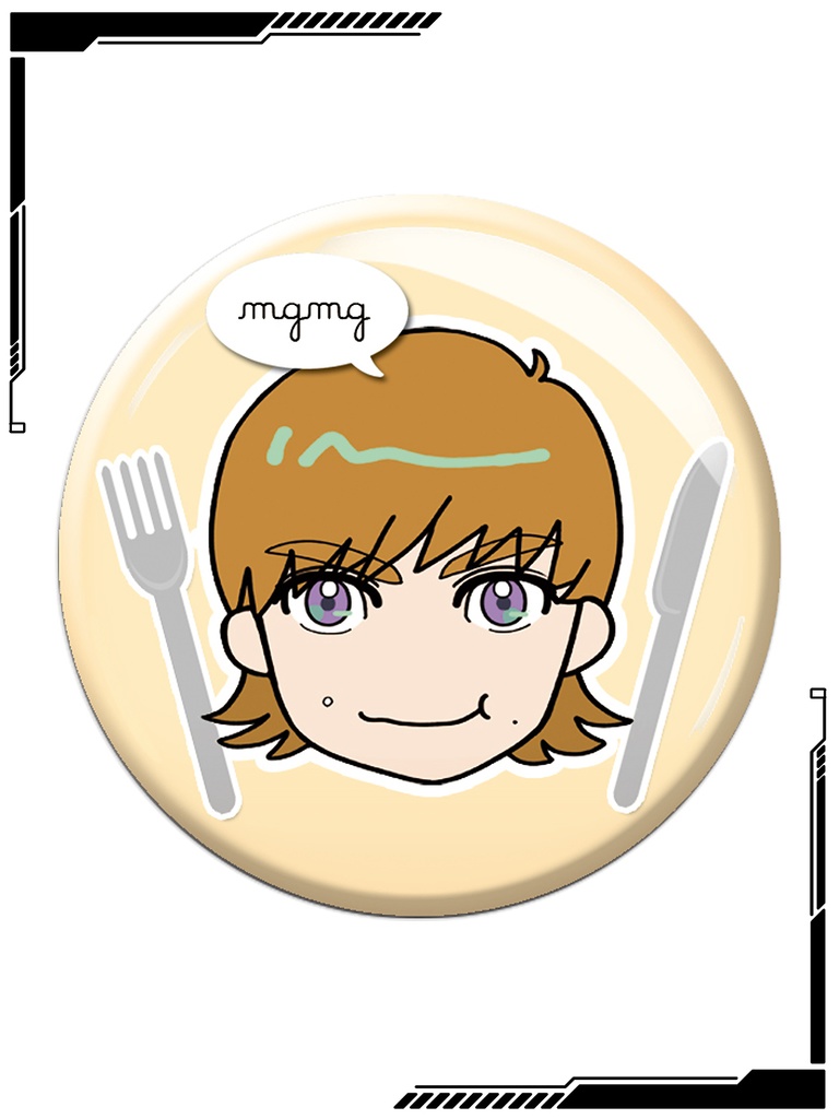 【GQ】mgmg缶バッジ