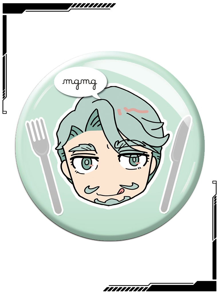 【GQ】mgmg缶バッジ