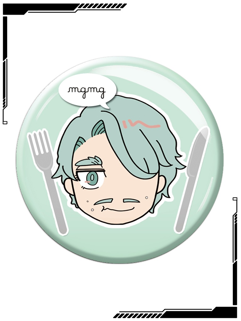 【GQ】mgmg缶バッジ