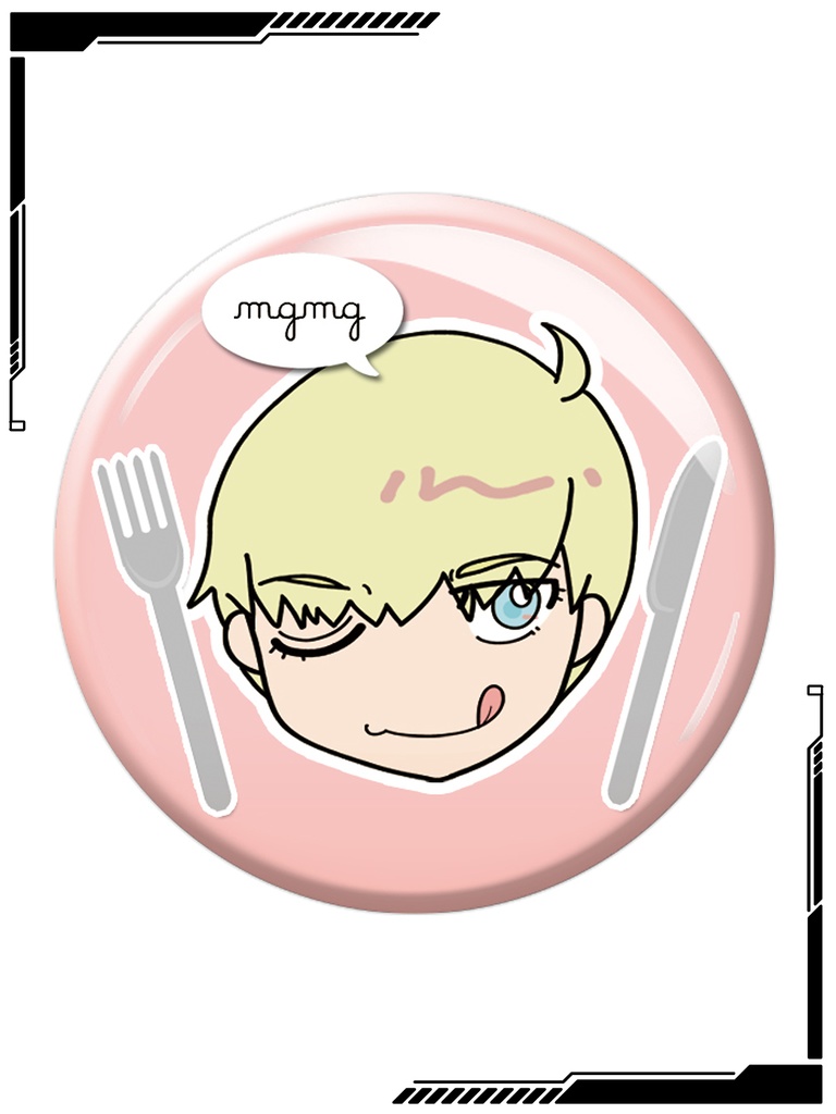 【GQ】mgmg缶バッジ