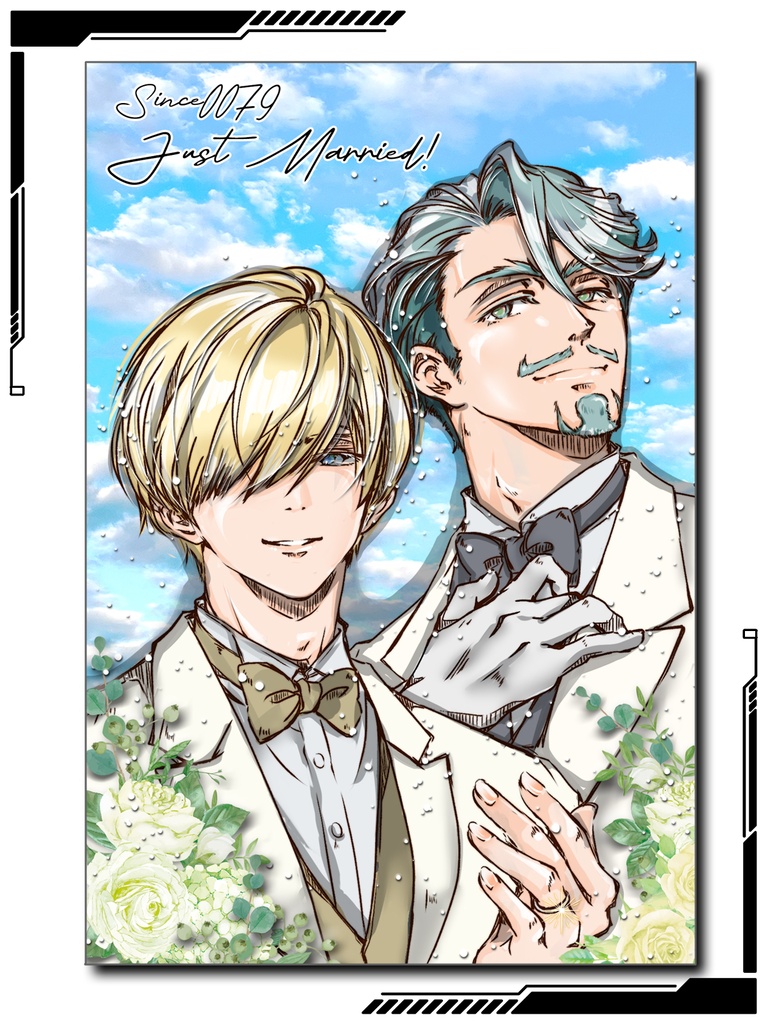 【GQ】結婚報告ポストカード