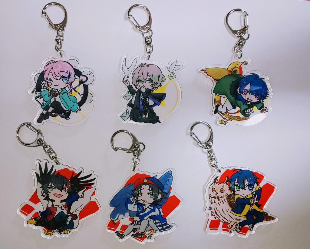 鳥×ヒプマイ アクリルキーホルダー