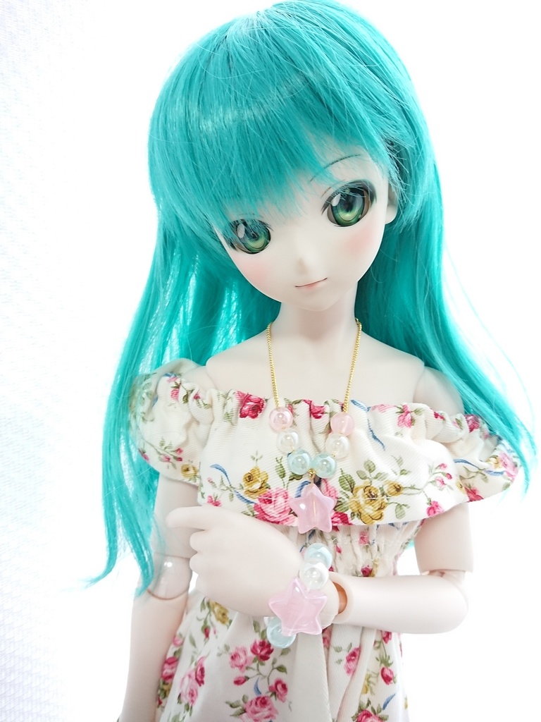 しゅがーボンボンネックレス★ミルク　白　ホワイト　MDD・MSD・DD・SD・スマド