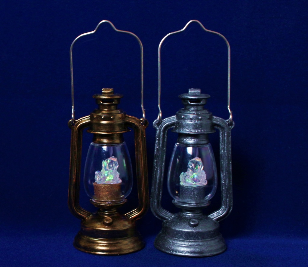 ドール用 虹色鉱石ランタン★ミニクラスター カラーシフト発光 SD DD MDD MSD