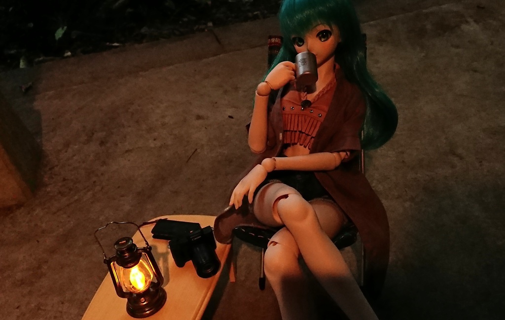 アンティークランタン★ドール用 炎の揺らぎ有&無し SD DD スマド MDD MSD