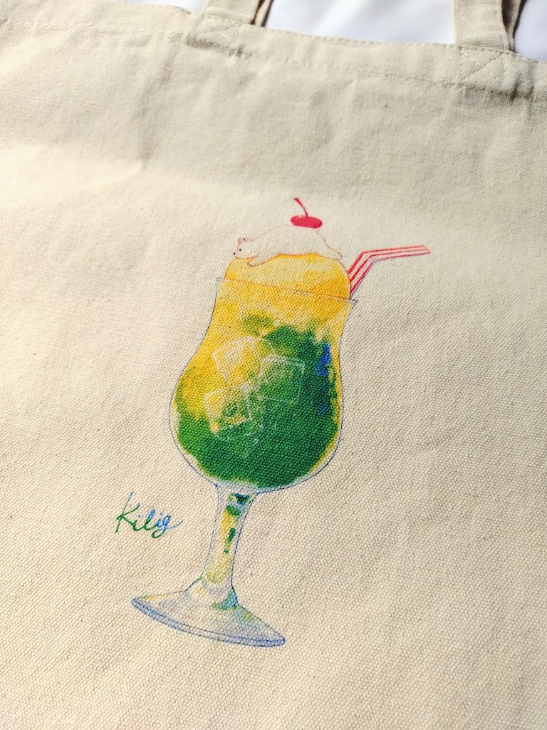 しろくまクリームソーダ トートバッグ