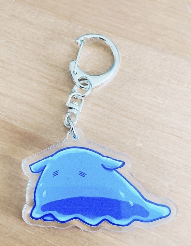 あつくてとけちゃうめんだこ・むらさき アクリルキーホルダー