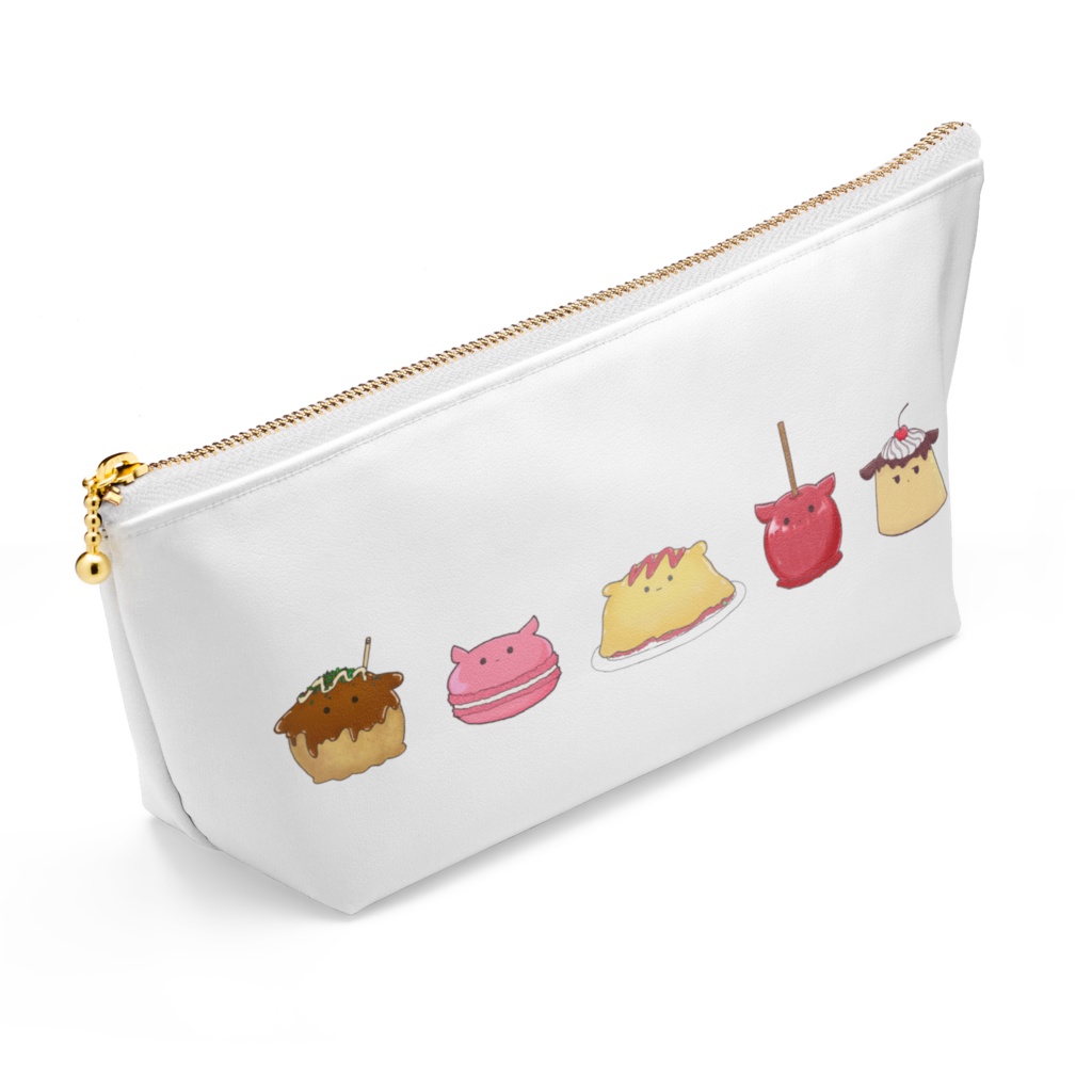 おいしそうなめんだこ ポーチ