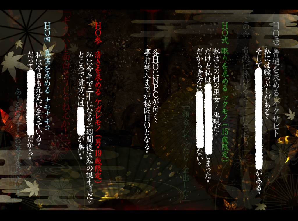 【CoCシナリオ】神はすべてきみに任せたのである。