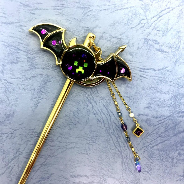 クリーパーなコウモリ かんざし