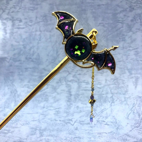 クリーパーなコウモリ かんざし