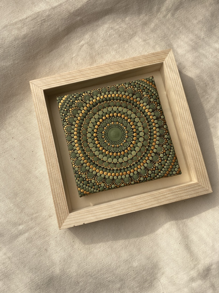 ドット曼荼羅ARTプレート