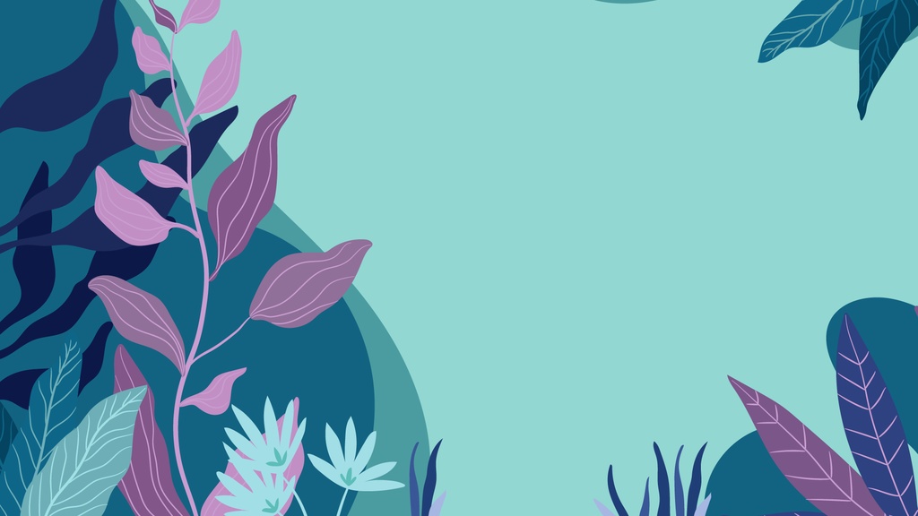 配信背景「カラフルな葉」