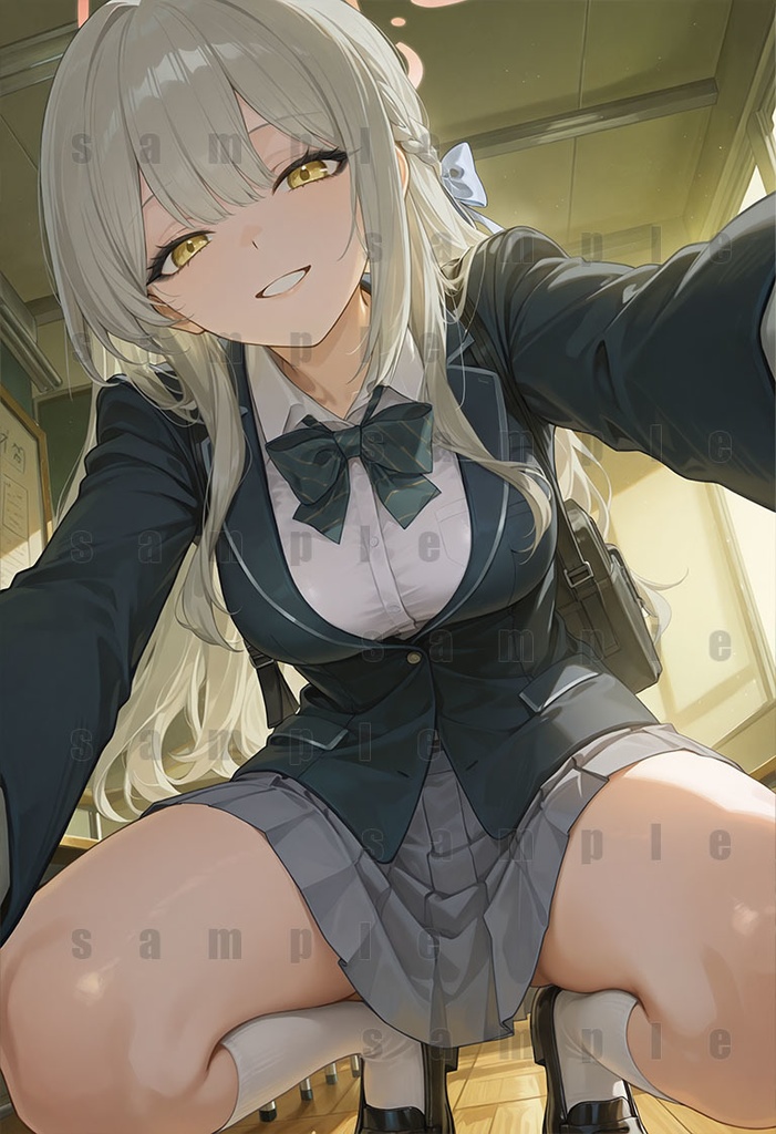 Sakurai Miyo — Academy Days 【AI Illustration Pack】