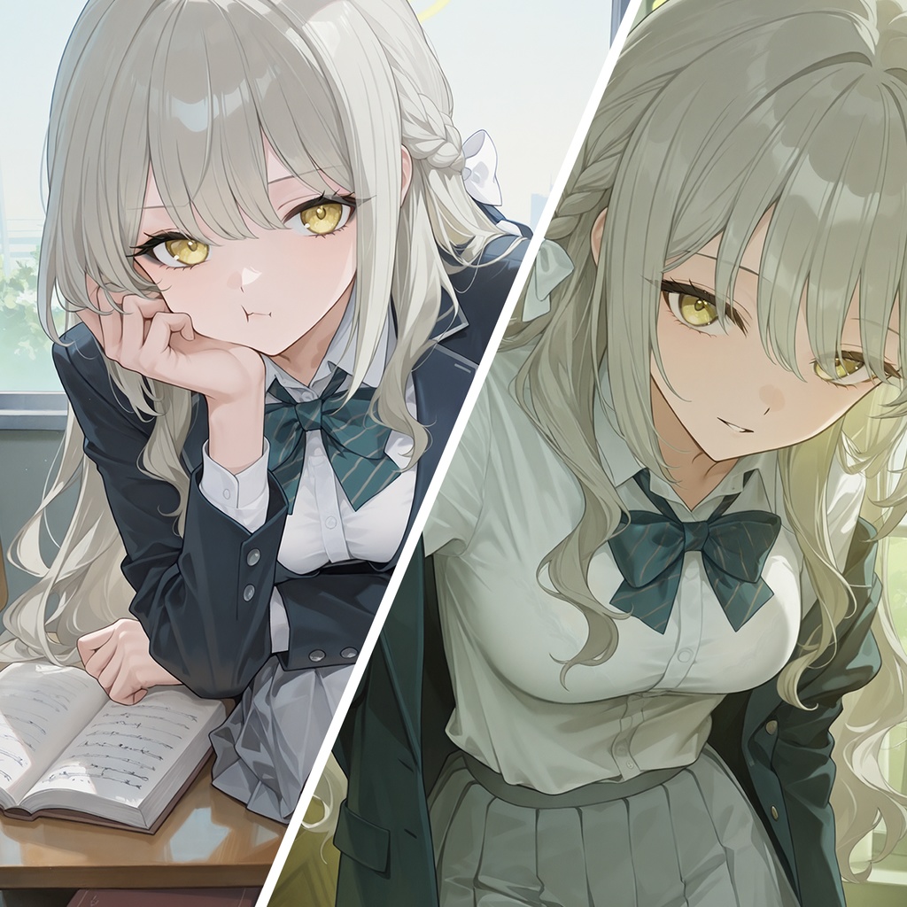 Sakurai Miyo — Academy Days 【AI Illustration Pack】