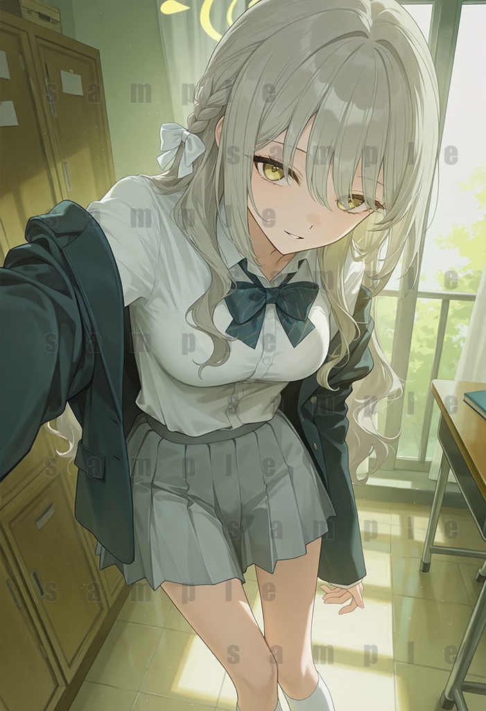 Sakurai Miyo — Academy Days 【AI Illustration Pack】