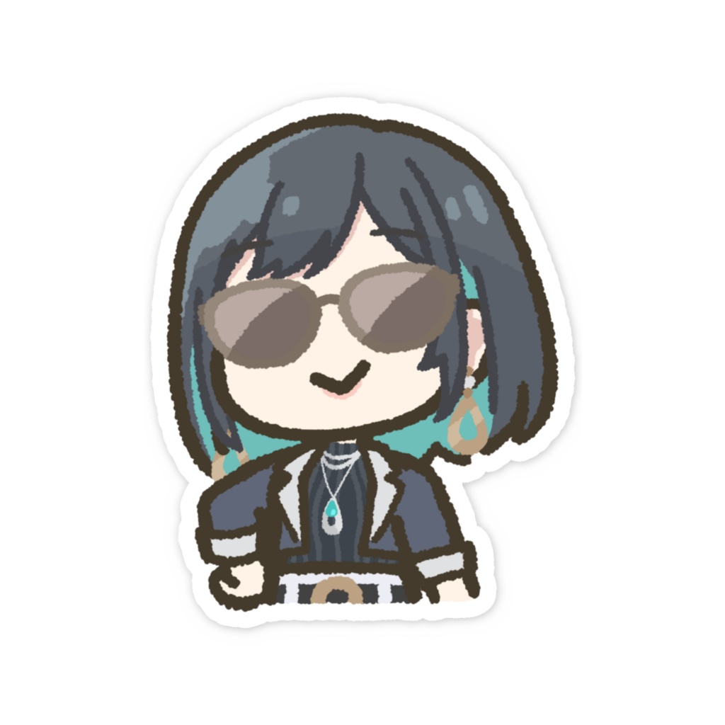 スマホステッカー(サングラス)