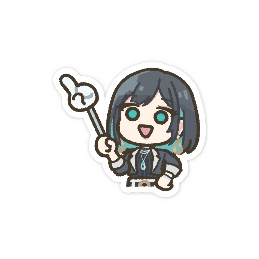 スマホステッカー(ゆびさし)