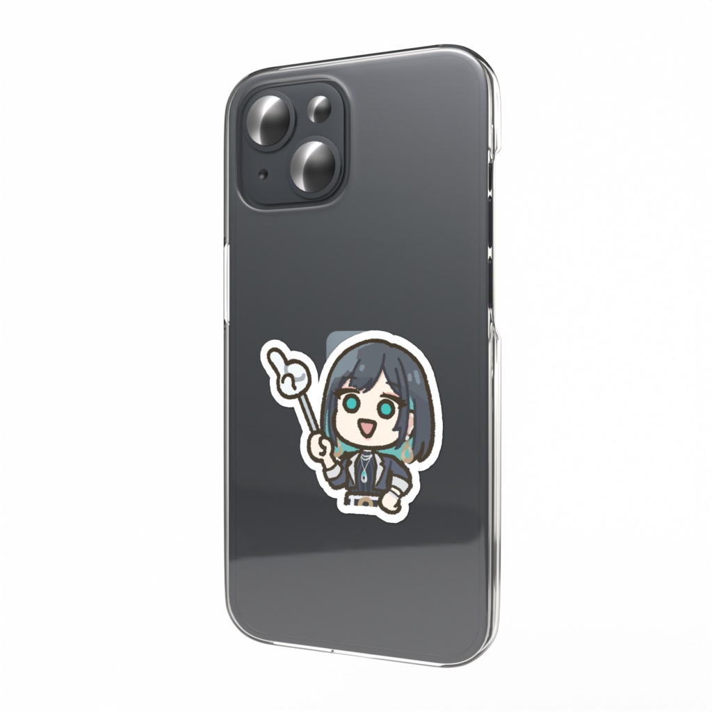 スマホステッカー（ゆびさし）