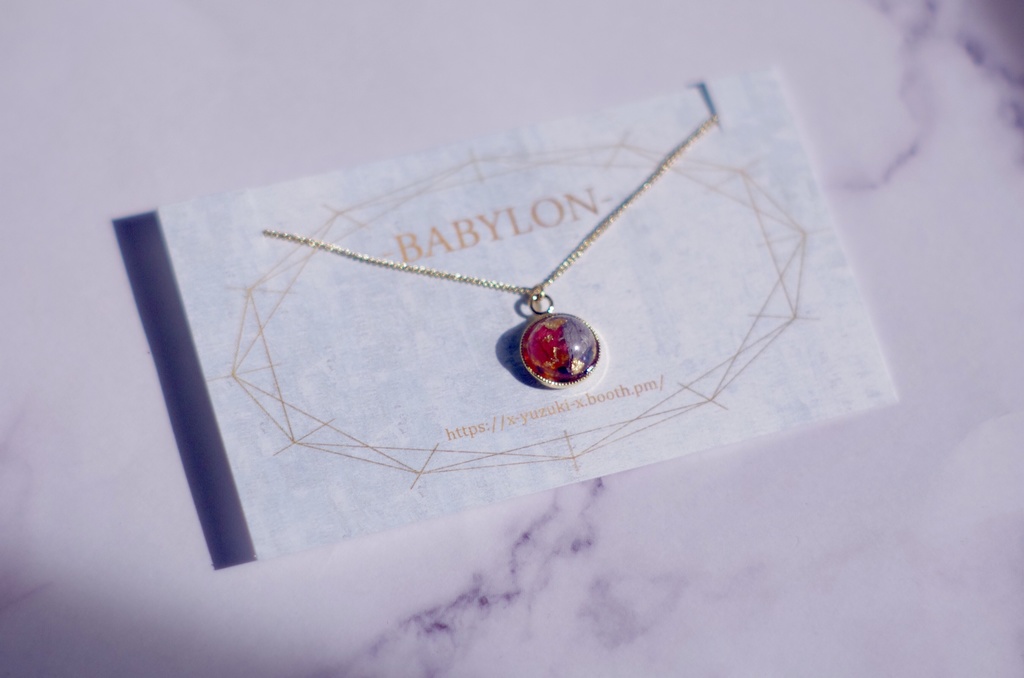 静形薙刀/巴形薙刀モチーフネックレス