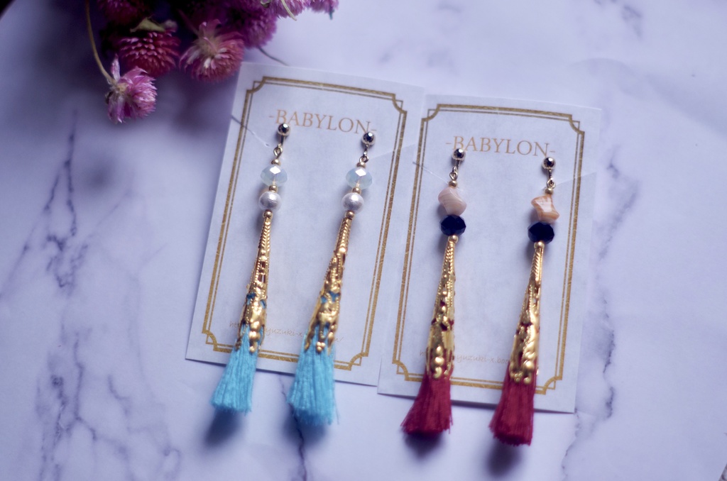 【再販無し】巴形薙刀/静形薙刀モチーフアクセサリー