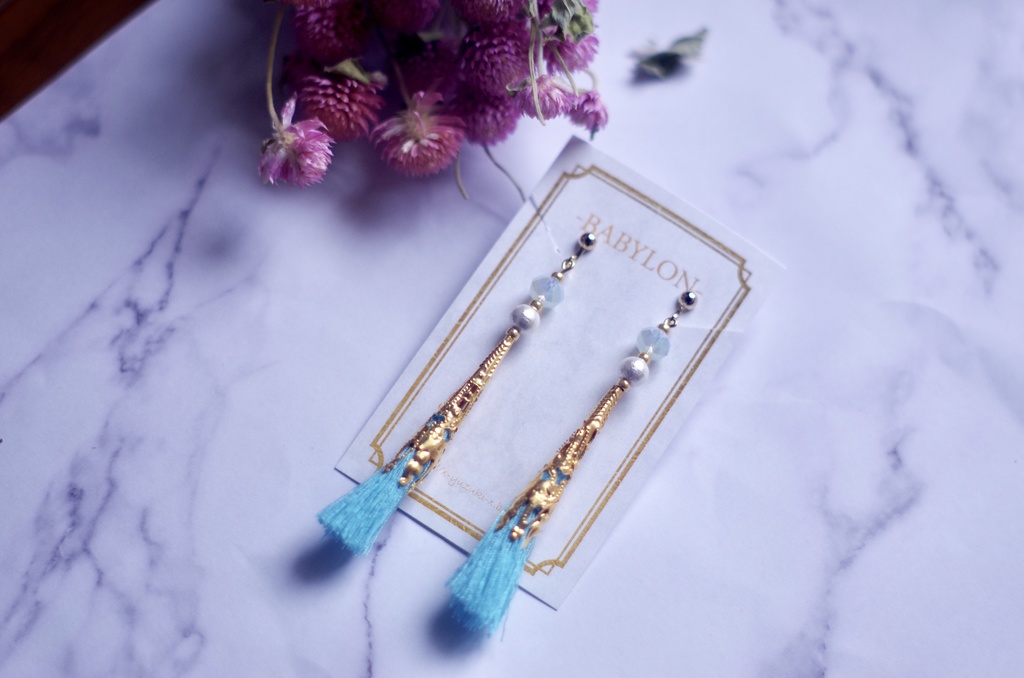 【再販無し】巴形薙刀/静形薙刀モチーフアクセサリー