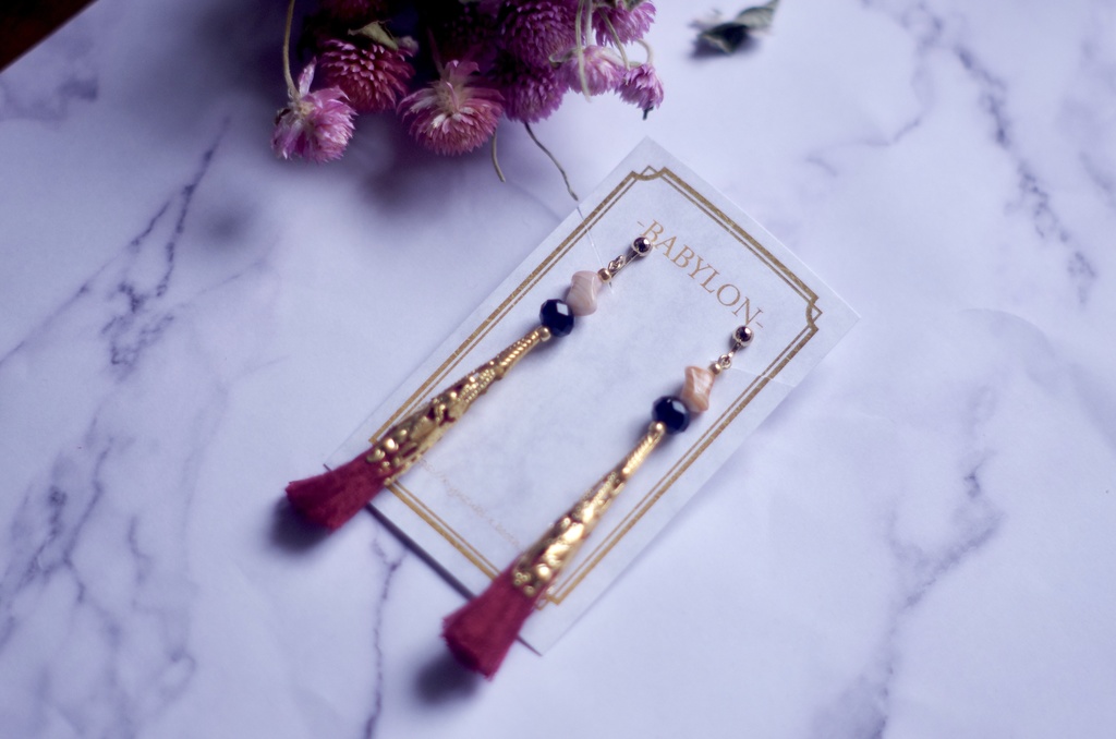 【再販無し】巴形薙刀/静形薙刀モチーフアクセサリー