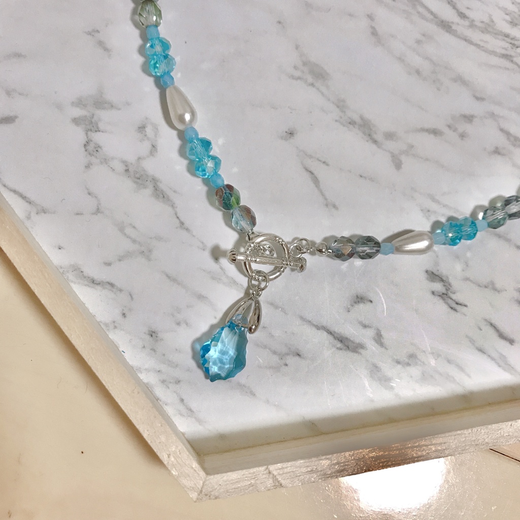 【再販無し】ジェイドモチーフネックレス