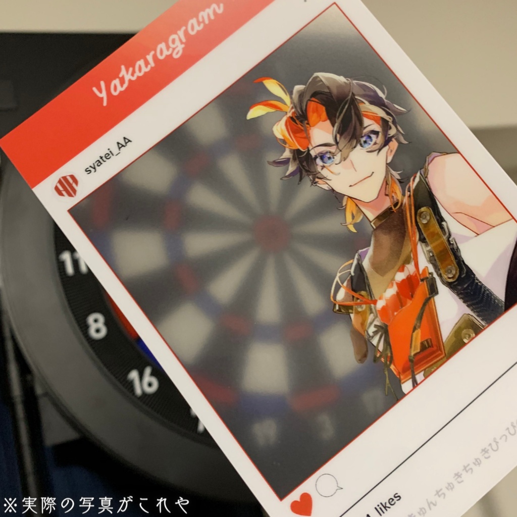 赤瀬川或叶 SNS風クリアカード