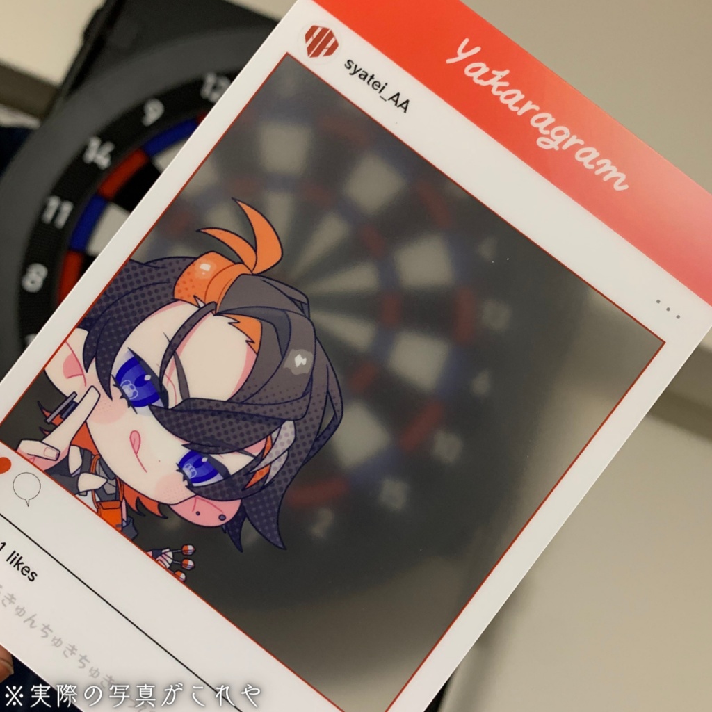 赤瀬川或叶 SNS風クリアカード