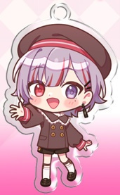 初グッズ制服アクキー