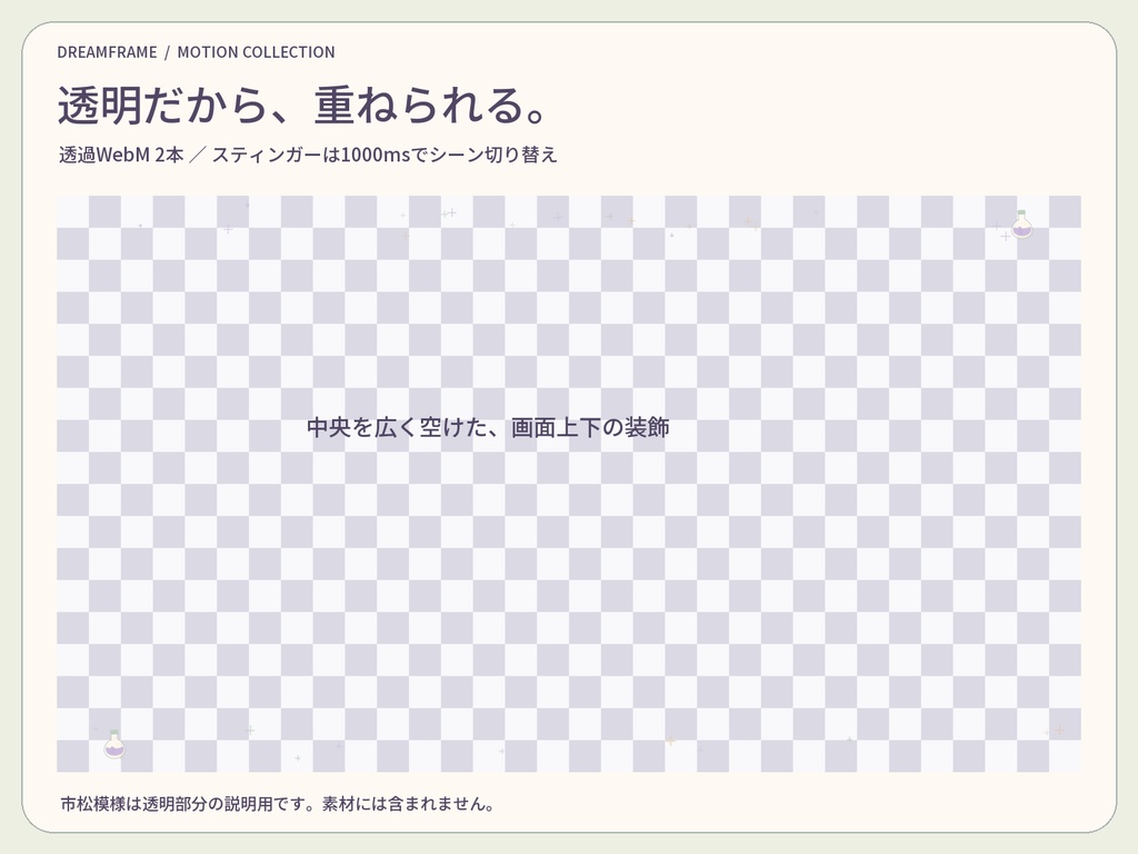 【動く配信素材6本】魔女の薬草工房|VTuber・OBS待機画面&透過トランジション