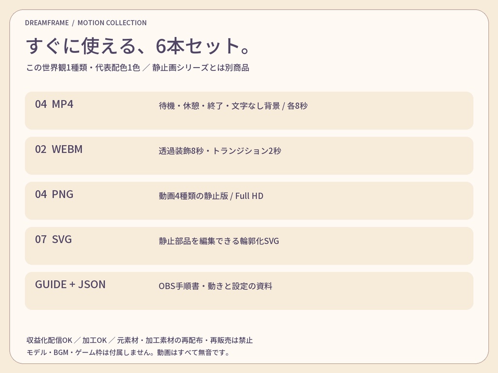 【動く配信素材6本】歯車のアトリエ|VTuber・OBS待機画面&透過トランジション