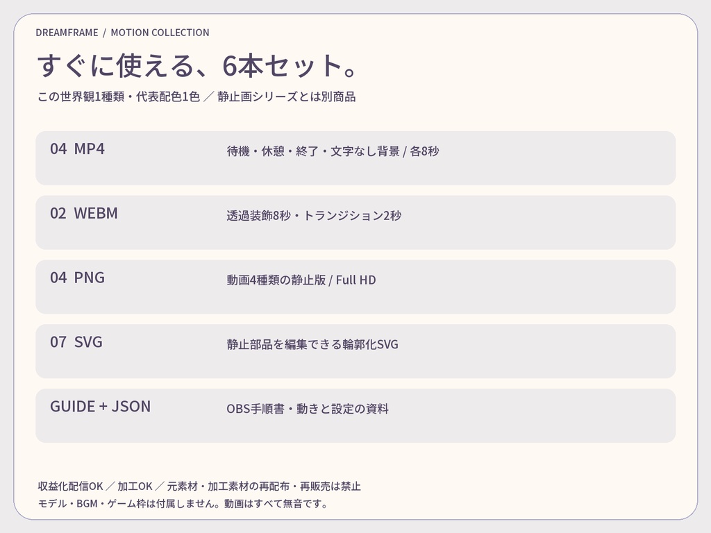 【動く配信素材6本】星めぐり急行|VTuber・OBS待機画面&透過トランジション