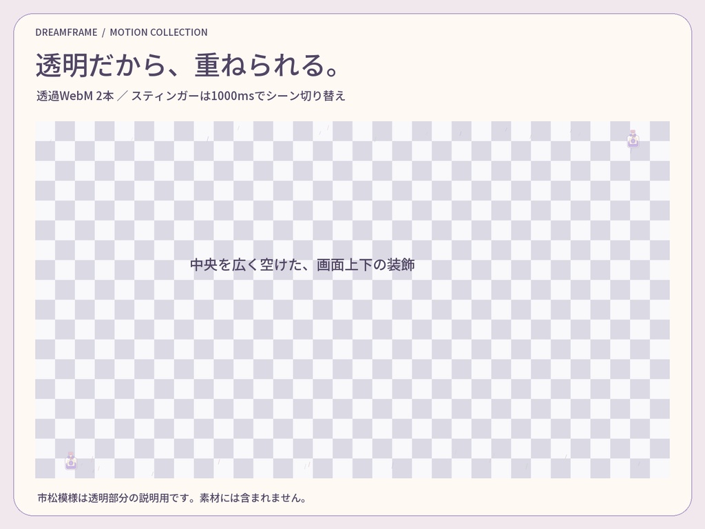 【動く配信素材6本】ラベンダー香水店|VTuber・OBS待機画面&透過トランジション