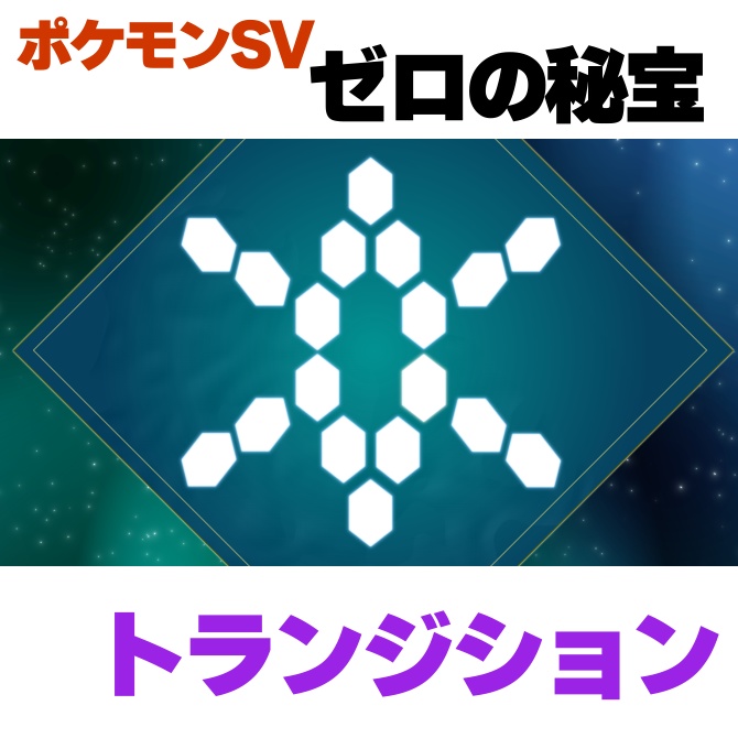 【無料】ポケモンSV DLC -ゼロの秘宝- 風 トランジション【配信向け】