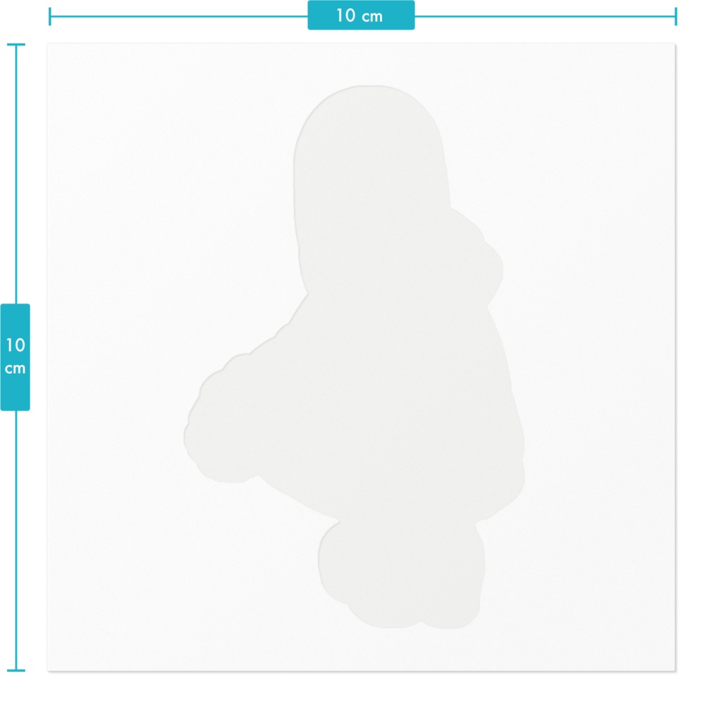 地雷系ひよこ店長ステッカー(おすわり)