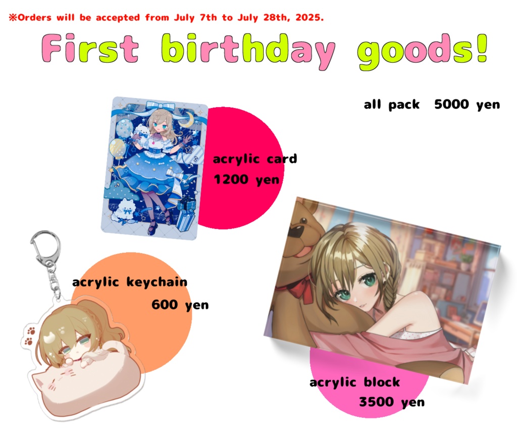 2025年誕生日グッズ