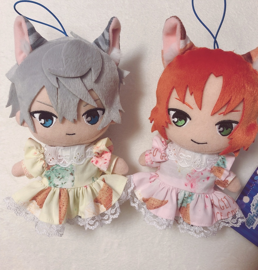 ジェラートワンピース+エプロンセット