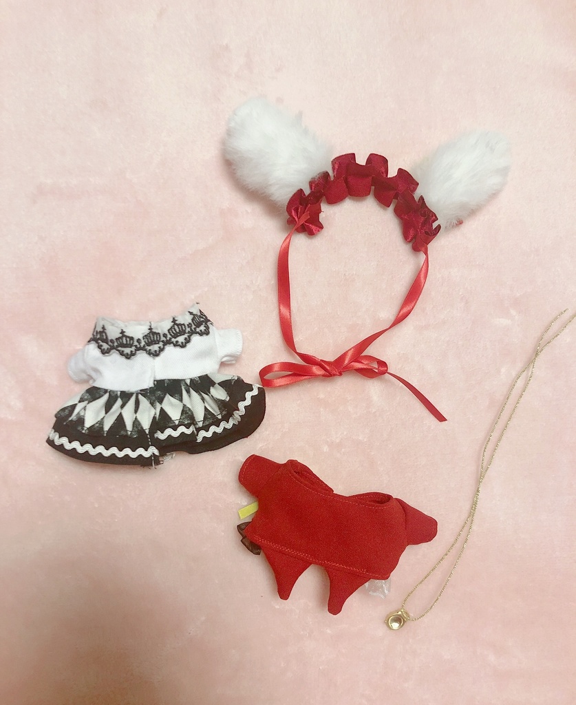 白うさぎワンピース