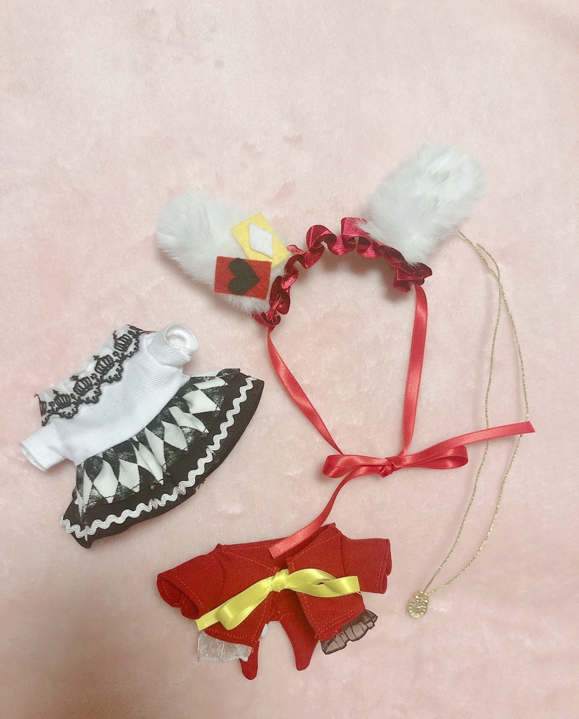 白うさぎワンピース