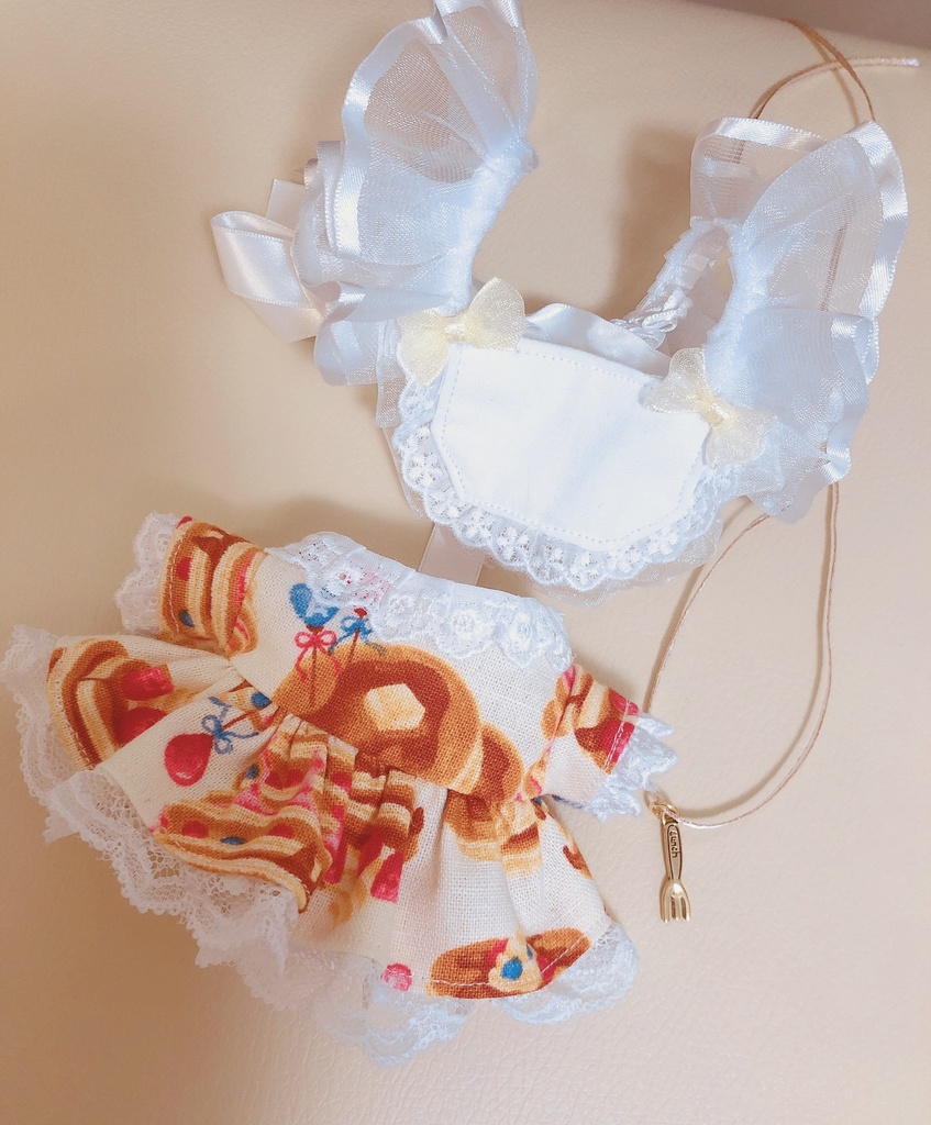 パンケーキワンピース+エプロンセット